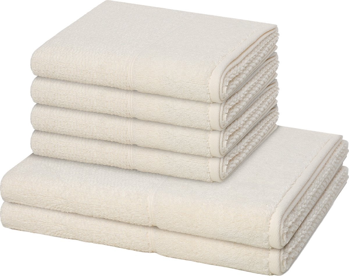 Möve for Frottana Handdoekenset 6 stuks - Pearl