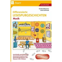 Differenzierte Lesespurgeschichten Musik, Schulbücher von Julia Schlimok, Sandra Blomann