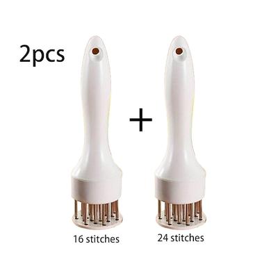 Fleischklopfer aus Edelstahl mit 16/24 Nadeln – unverzichtbare Küchenwerkzeuge zum Klopfen von Steak, Schweinefleisch, Rindfleisch, Hühnchen und mehr