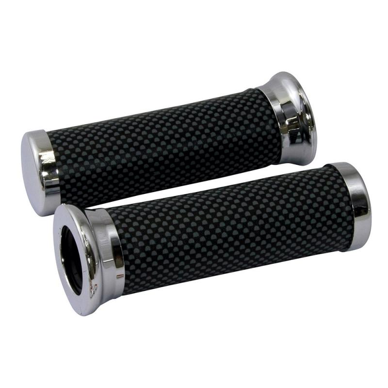 Bike It Poignées custom look carbone Ø22 mm