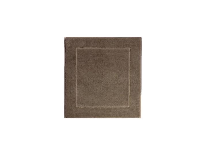 Aquanova Badteppich New arrivals 26-27, Braun, Uni, quadratisch, 60x60 cm, Oeko-Tex® Standard 100, für Fußbodenheizung geeignet, rutschhemmend, Heimtextilien, Badtextilien, Badematten