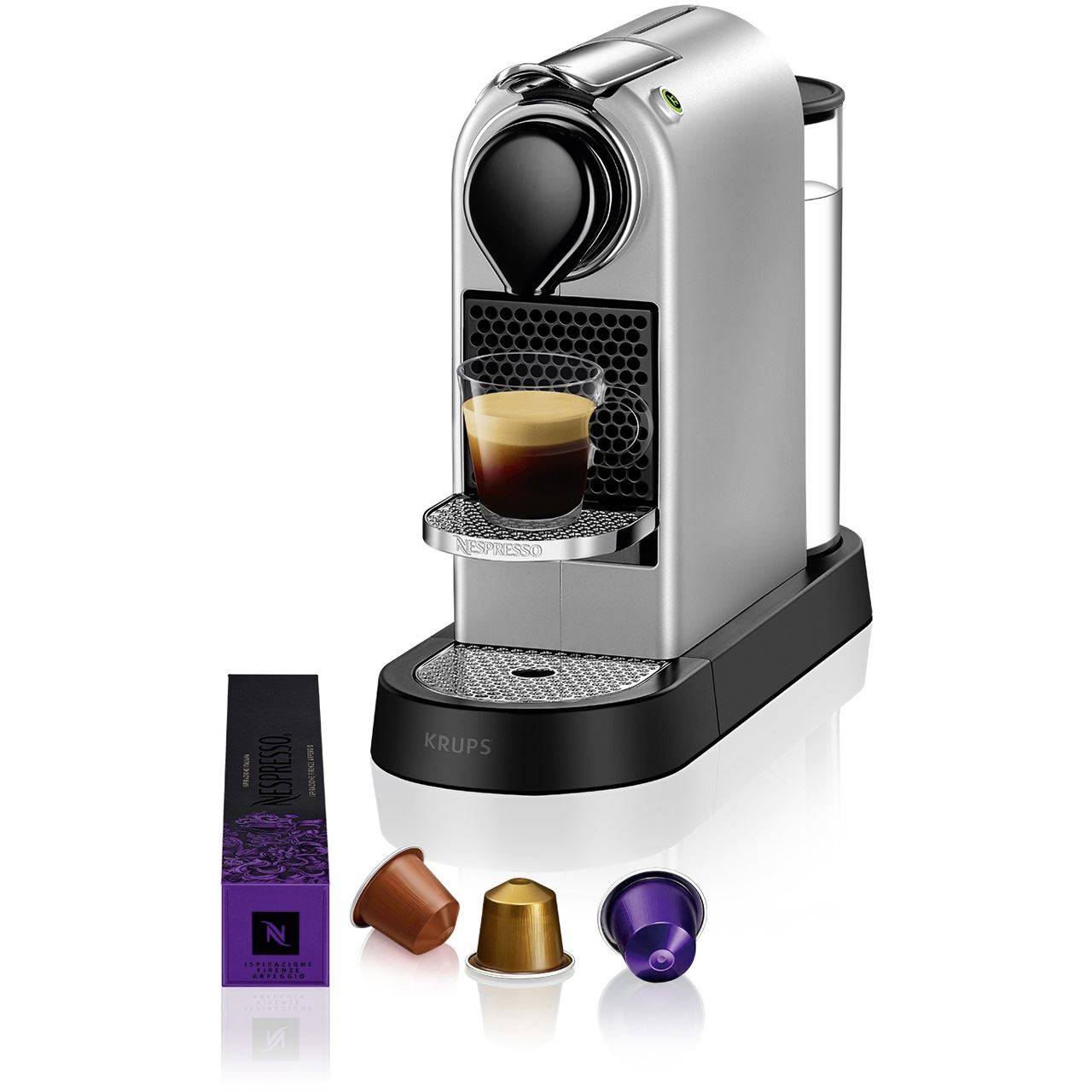 Krups Nespresso Citiz XN741B silber