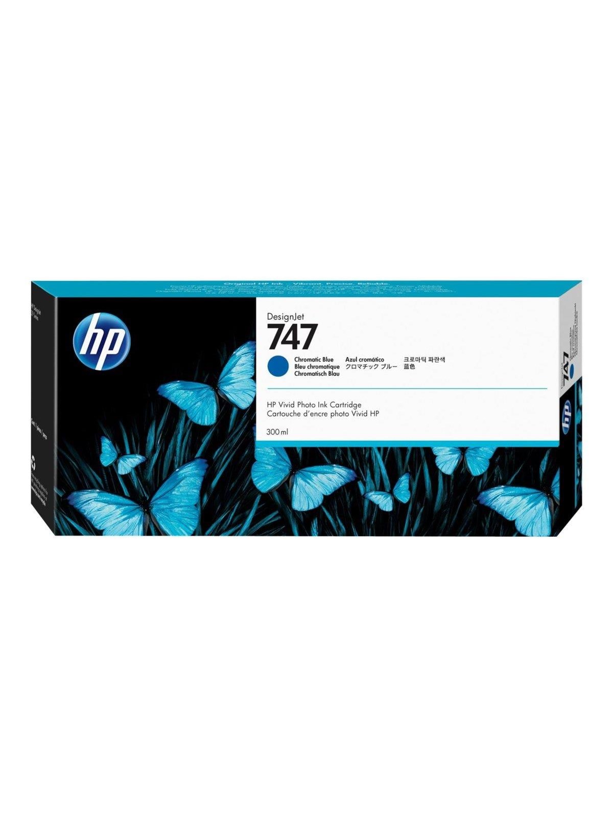 HP 747 / P2V85A - Chromatic Blue Ink