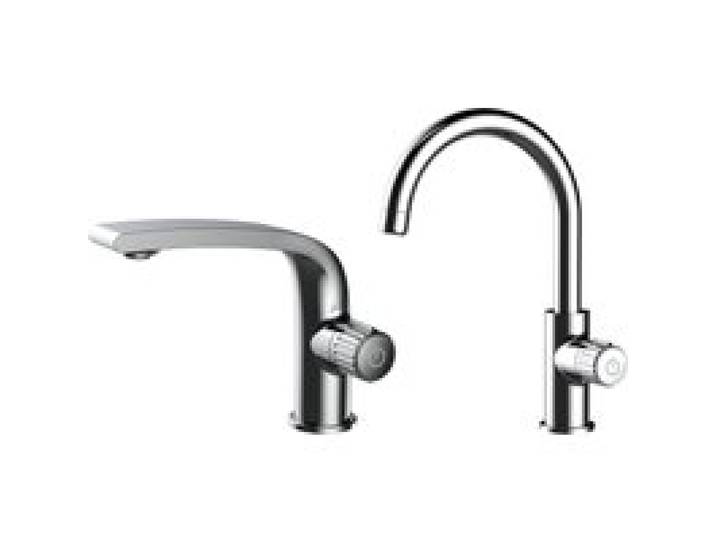 DUSCHWELL Mitigeur de lavabo de salle de bain Basic, avec mousseur Neoperl