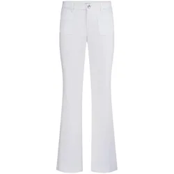 Bootcut Fit-Jeans Peter Hahn weiss, 42