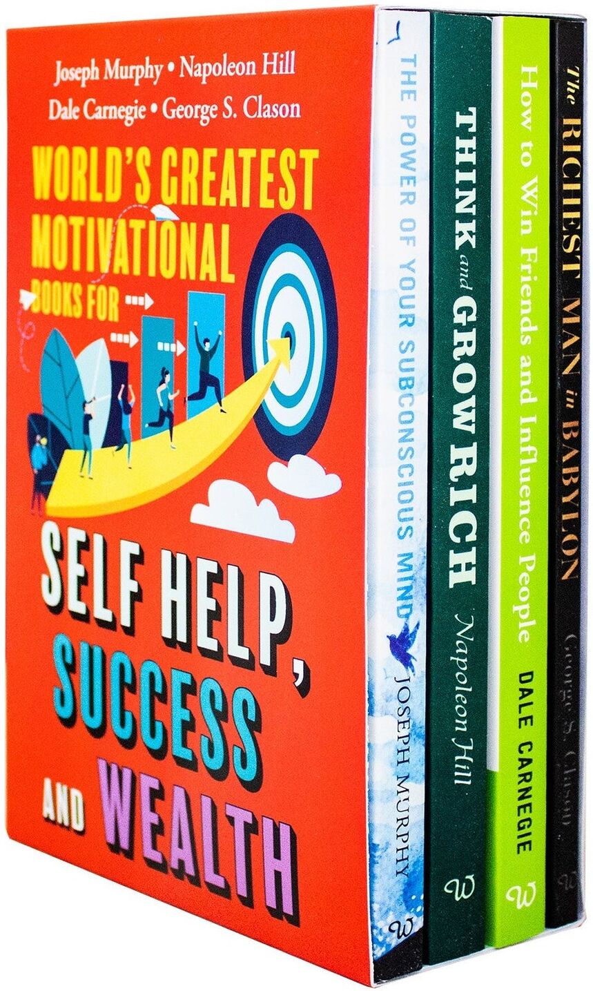 Wilco International LLP Worlds Greatest Motivational Books for Self Help, Success and Wealth 4 Books Collection Set