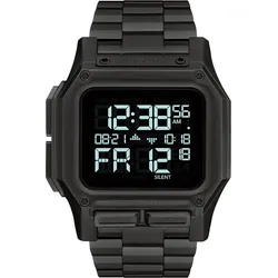 NIXON REGULUS STAINLESS STEEL Uhr all black