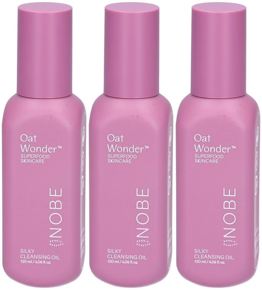 Nobe Oat Wonder® Silky Cleansing Oil 120 ml x3 3x120