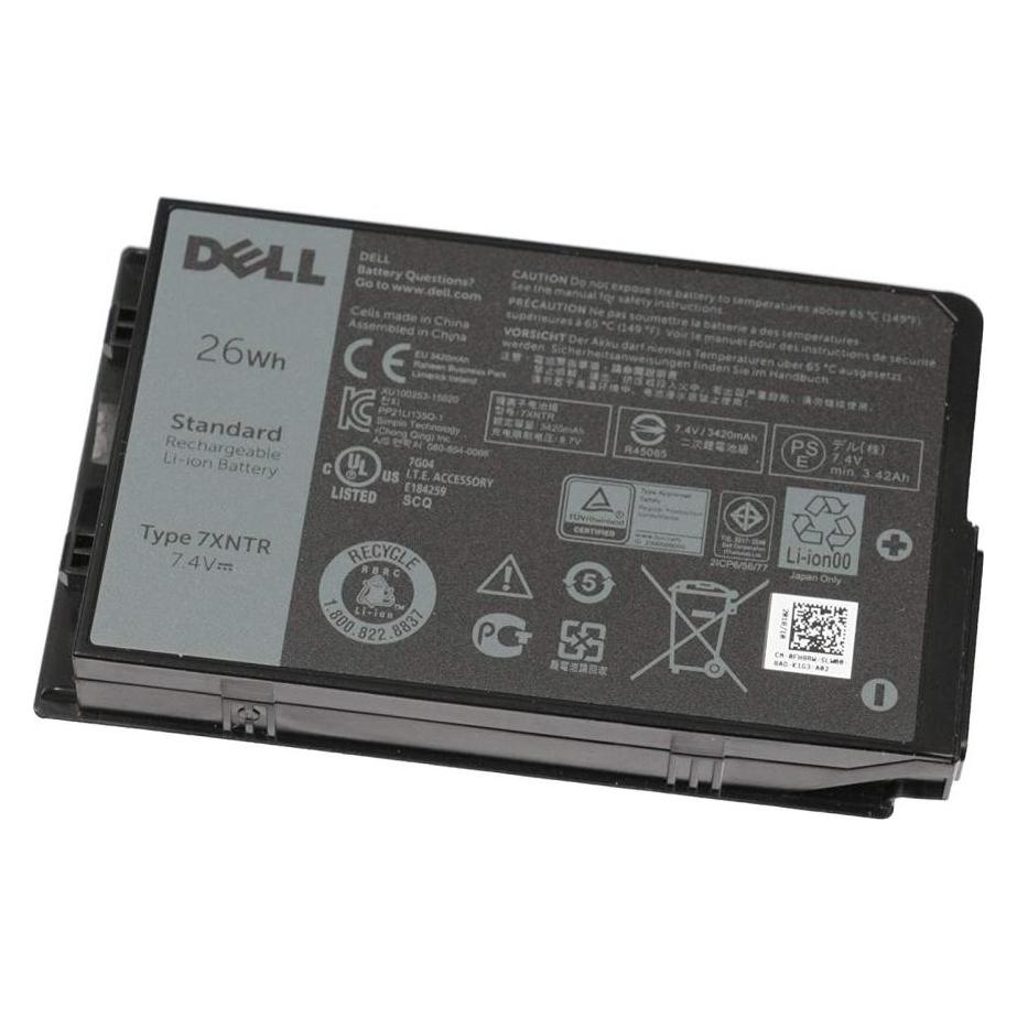 Dell Battery, 26WHR, 2 Cell (2 Zellen, 3500 mAh) (7XNTR)