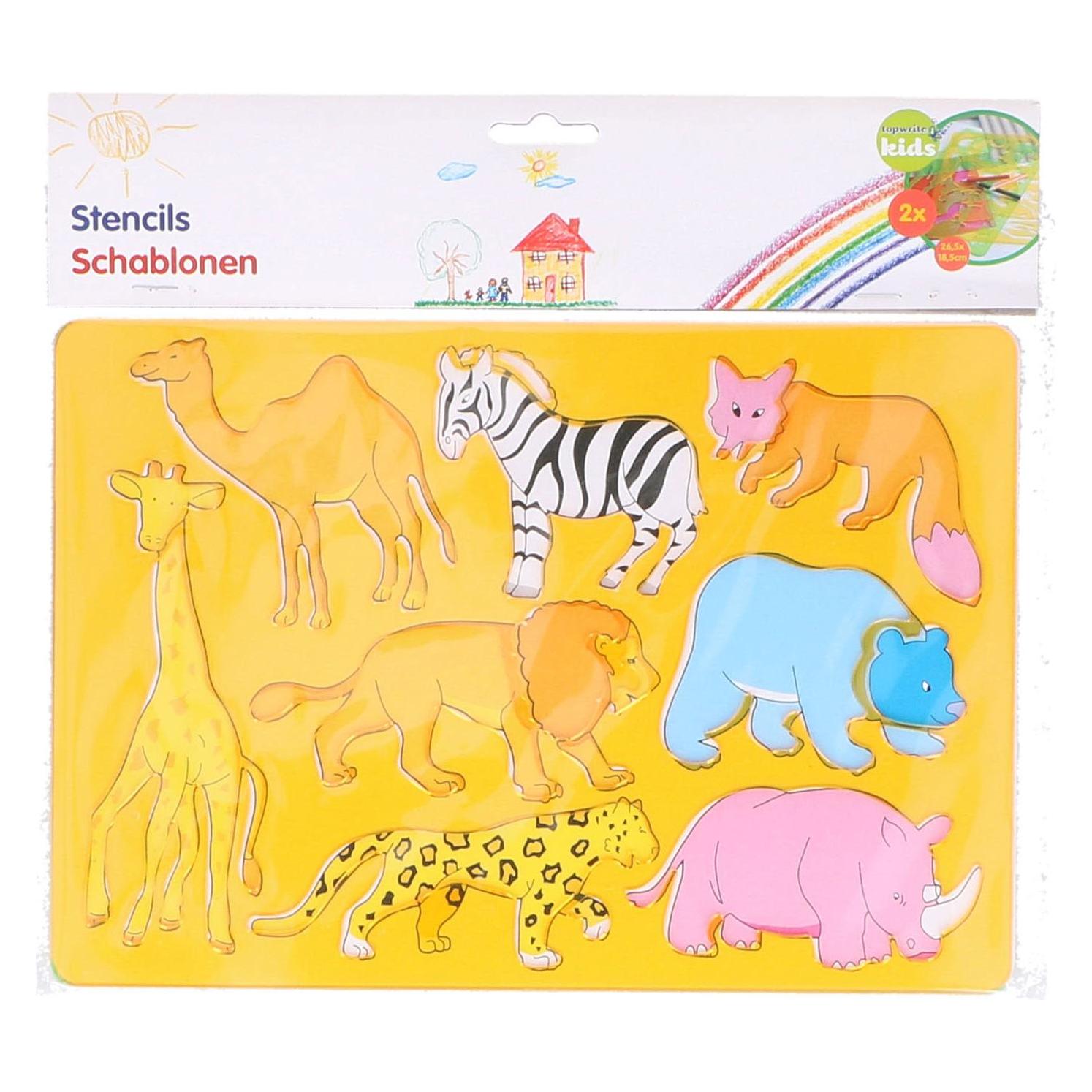 Topwrite Kids Tierschablone 26,5x18,5cm (21206392)