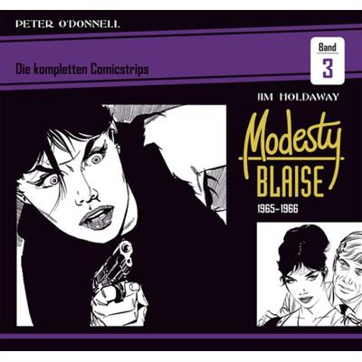 Modesty Blaise: Die kompletten Comicstrips / Band 3 1965 - 1966, Gebundene Ausgabe von Peter O'Donnell; Bocola Verlag, 978-3-946842-77-4