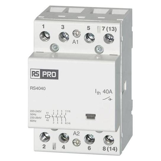 RS PRO Leistungsschütz 230 V-Spule, 440 V / 40 A 2,2 kW (R40-40 230)