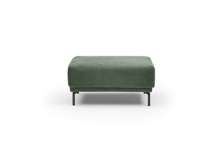 Trendstore Hania Fußhocker in Cord - Cord Zoom wintermoss Modern