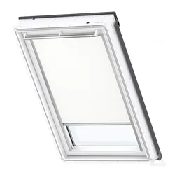 VELUX Vorteils-Set DOP C02 1025SWL Weiß/Schwarz, Schiene weiß