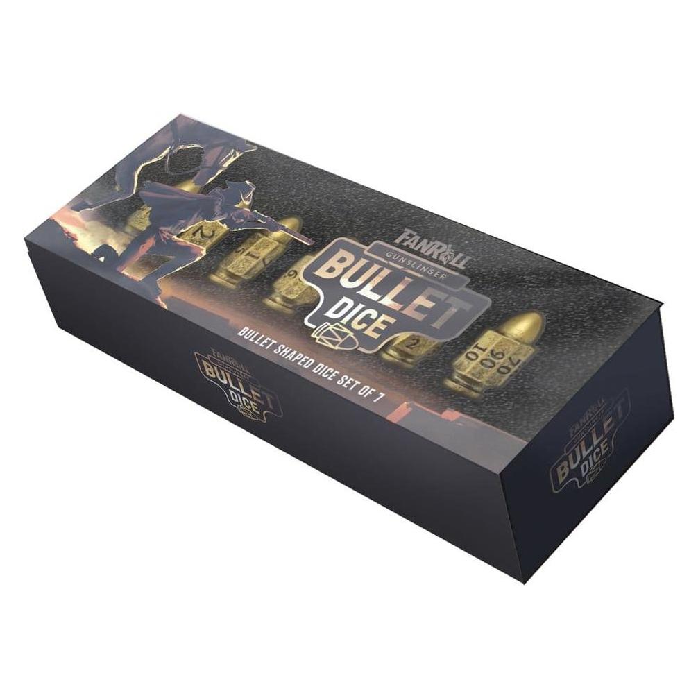 FanRoll Resin Bullet Poly pack dés Gunslinger (7) (FNRL10941)