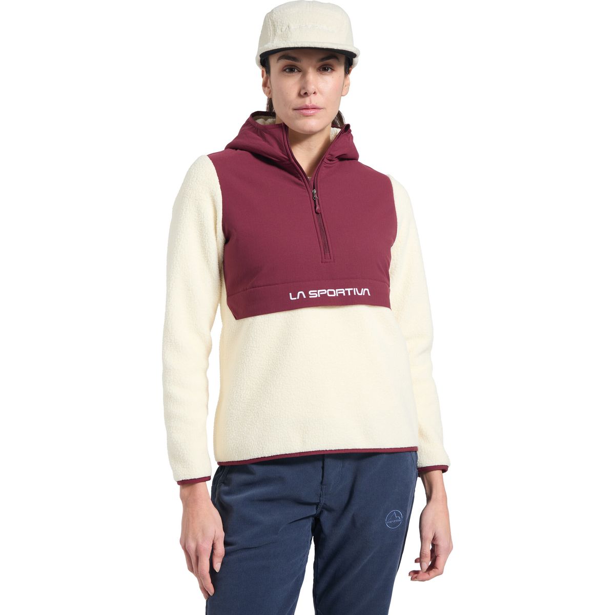 La Sportiva Guidance Sherpa Hoody Women chalk/redwood (W04R25) XL ZACF006W04R25XL