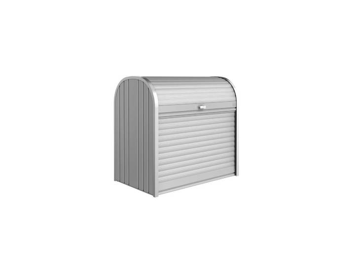 Biohort Aufbewahrungsbox, Silberfarben, Metall, 117x109x73 cm, regenwasserdicht, Ordnen & Aufbewahren, Deko- & Aufbewahrungsboxen, sonstige Boxen