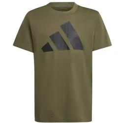 adidas Essentials T-Shirt Kinder - grün/schwarz - 140