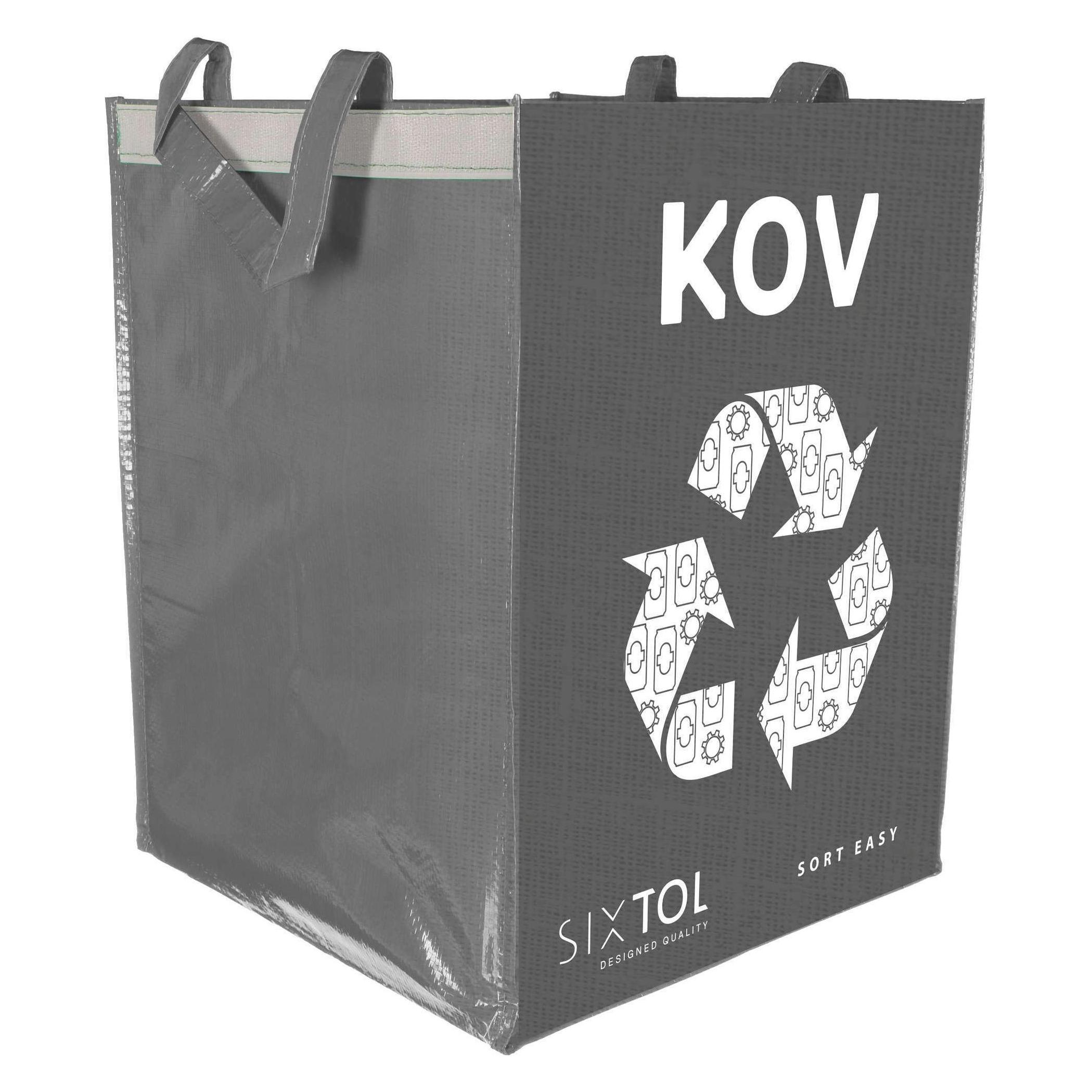 Sixtol Sortierte Mülltüte SORT EASY METAL, 30x30x40cm, 36l (36 l) (SX4208)