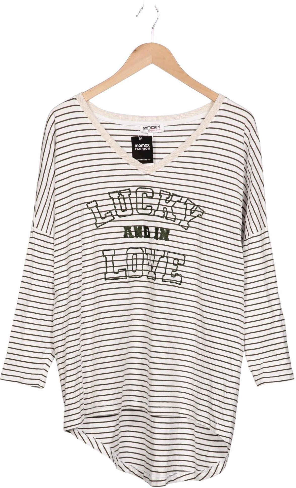 Angel of Style Damen Langarmshirt, Mehrfarbig, Gr. EU 46, Baumwolle - Second Hand