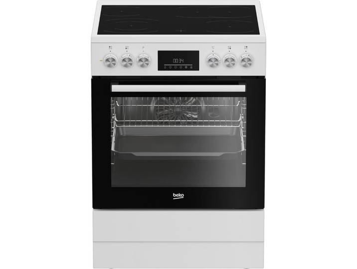 BEKO Elektro-Standherd FBM67320XS, mit Teleskopauszug nachrüstbar, SteamShine® – Die Dampfreinigung des Backofens