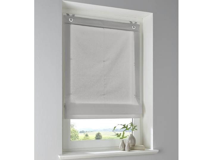 Ösenrollo Stig 45cm Grau/Grau