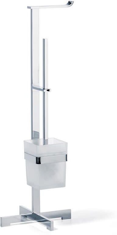 Giese off the roll toilet stand with brush set, angular 31788-02