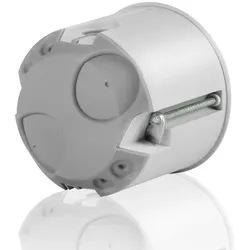 Legrand A01035 Hohlwand-Schallschutzdose, winddicht, D=68mm, t=58mm, Farbe: Grau  - 10 Stück