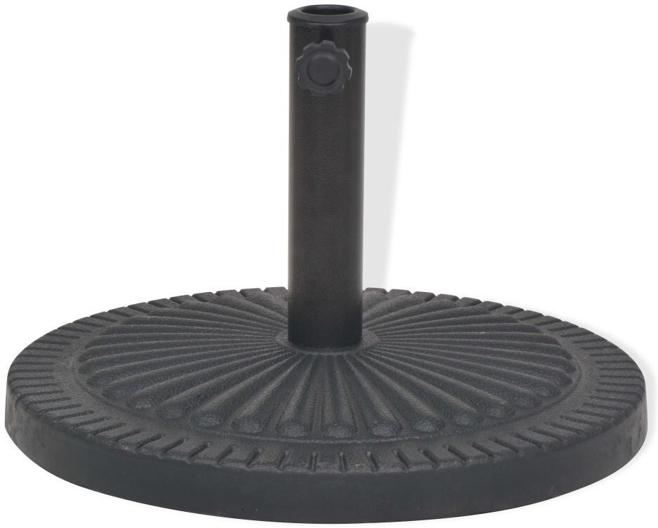 Freeport Park 15 kg Steel and Resin Umbrella Base Black 33"H x 49"W x 49"D