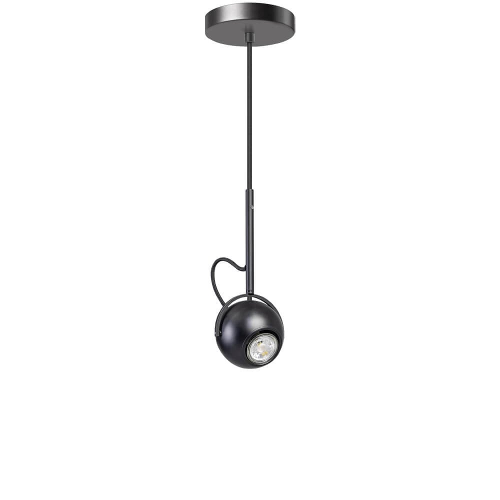 Zwarte hanglamp The Eye 150cm ETH van metaal