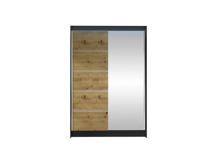 SCHWEBETÜRENSCHRANK Lino III mit RGB LED Beleuchtung