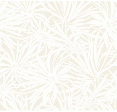 York Wallcoverings Floral Canopy Cream Wallpaper