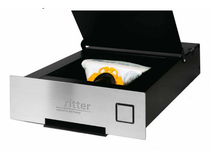 ritter Küchenregal RITTER SES10 EINBAU-SOCKELSAUGER, Edelstahlblende