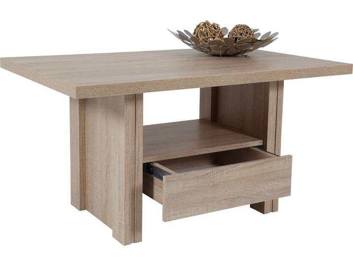 Couchtisch HELA, braun (sonoma eiche), B:105cm H:55cm T:67cm, Tische, Couchtisch, mit Schublade
