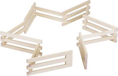 SpielMaus Holz Zaun, faltbar