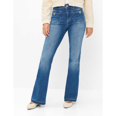 5-Pocket-Jeans BRAX "Style ANA", Damen, Gr. 34, Normalgrößen, blau, Denim/Jeans, 94% Baumwolle, 4% Polyester, 2% Elasthan, Jeans 5-Pocket-Jeans, New in: Elegant-sportives Must-have