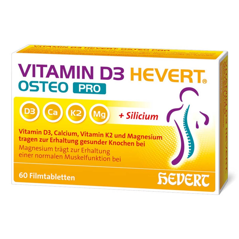 Hevert-Arzneimittel GmbH & Co. KG Vitamin D3 Hevert Osteo Pro Filmtabletten 19295736