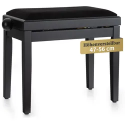 Classic Cantabile Pianobank Schwarz Matt