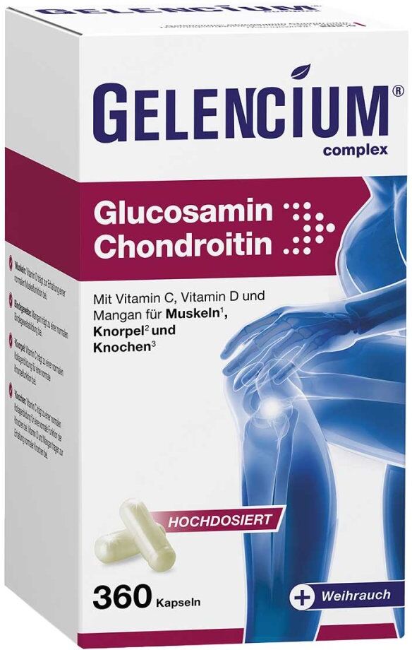 Gelencium® Glucosamin Chondroitin hochdos. Vitamin C Kapseln