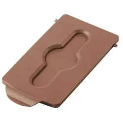 Hardwex Deckel mit Einwurfschlitz für Slim Jim, braun