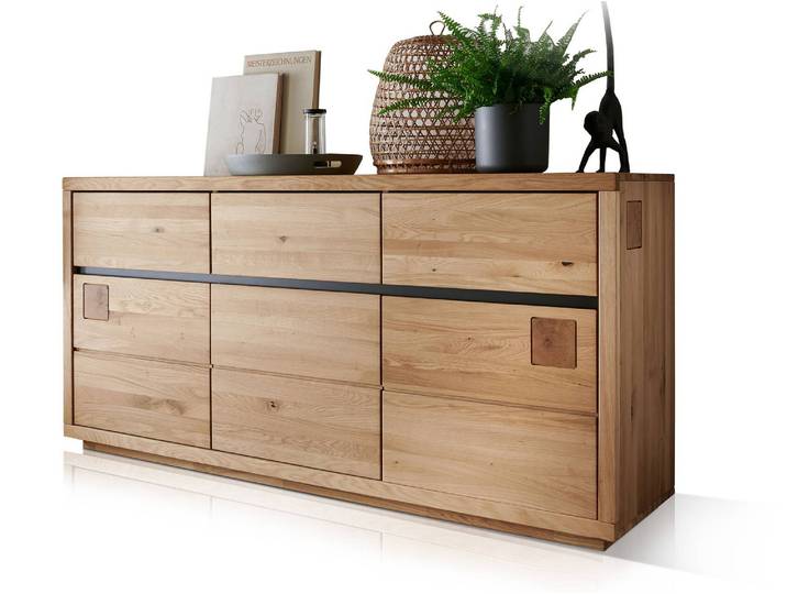 CALDERA Sideboard II, Material Massivholz, Wildeiche geölt