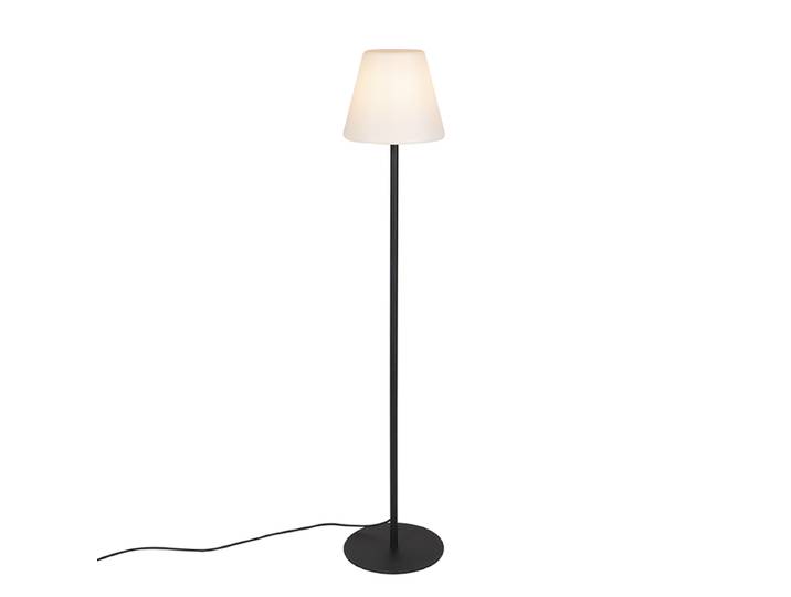 Lampadaire d'extérieur moderne noir - Virginia