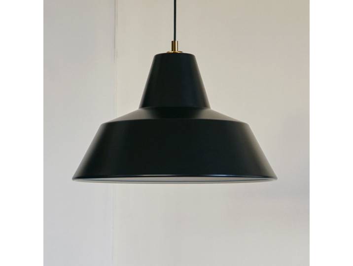 Suspension Workshop W3, noir mat, aluminium, E27 - Made By Hand - Salle à manger - Design - À ampoule unique
