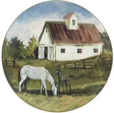 "Certified International York Stables Square Platter 12.5"" - 12.5"" x 12.5"""