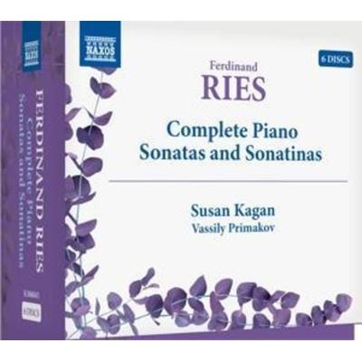 Ferdinand Ries: Complete Piano Sonatas and Sonatin - Susan Kagan,Vassily Primakov, CD