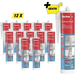 Fischer-Aktions-Set best. aus 12 x 93 008 96+ Gratis 1x 93 008 96 Sanitärsilikon