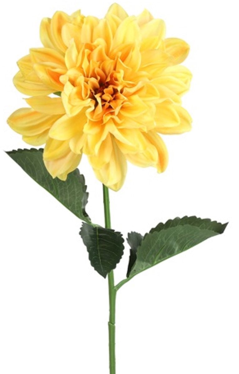 Countryfield Kunstbloem Dahlia geel