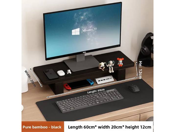 Support multifonctionnel pour ordinateur, support de moniteur de bureau, support d'écran, support de base, support de rangement, support de table