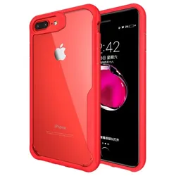 Schutzhülle für iPhone 7 Plus Bumper Cover Case Panzer Hülle Tasche Rot
