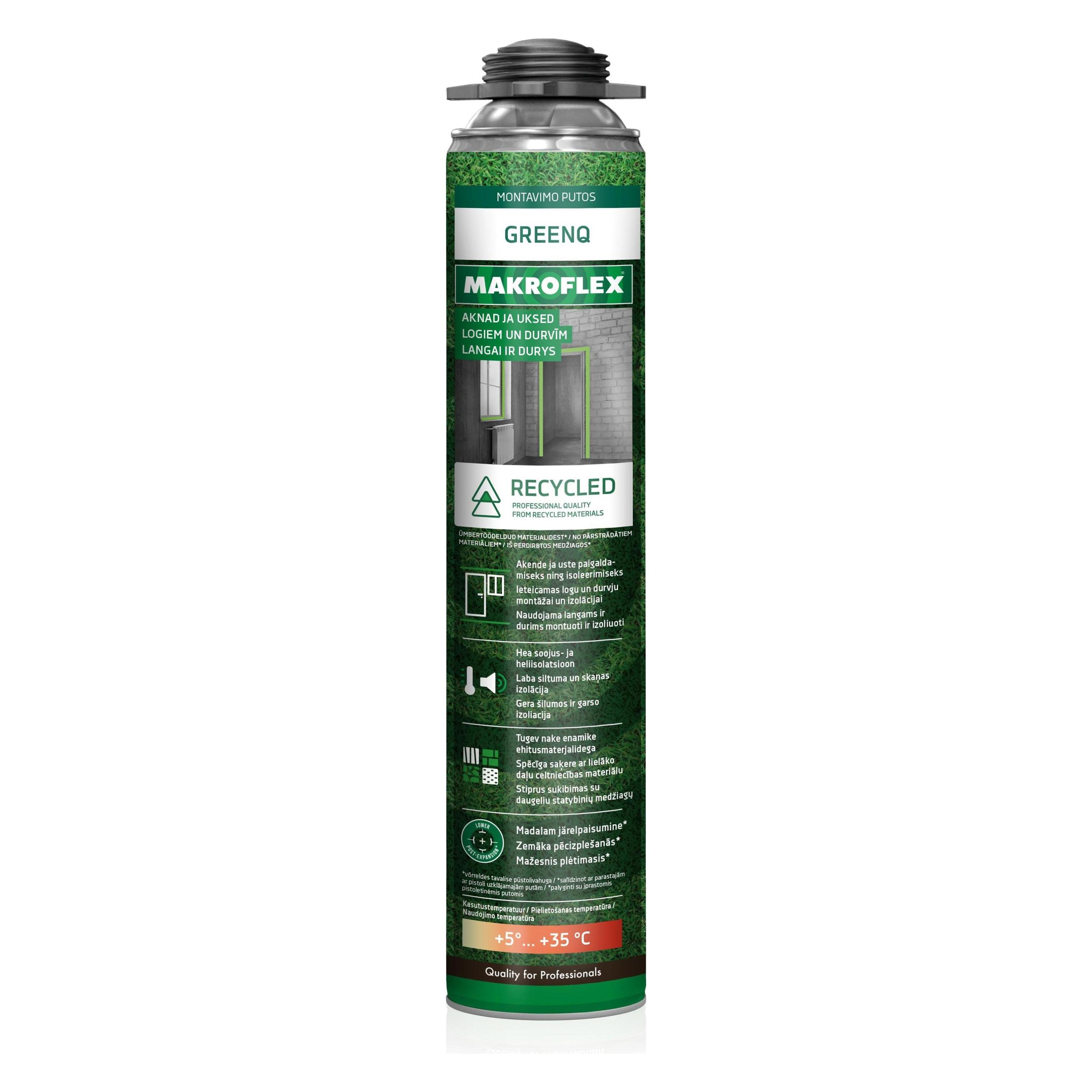 Makroflex GREENQ GUN FOAM 750ML (37029418)